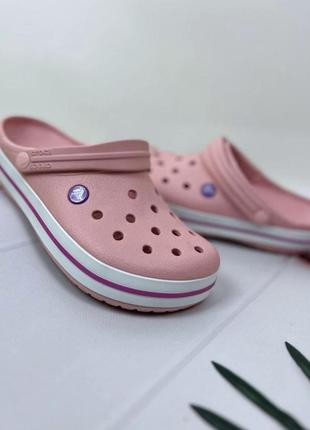 Жіночі крокси сабо crocs crocband original pearl