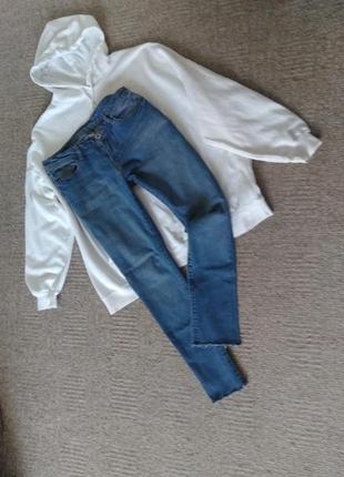 Узкие базовые джинсы3 фото