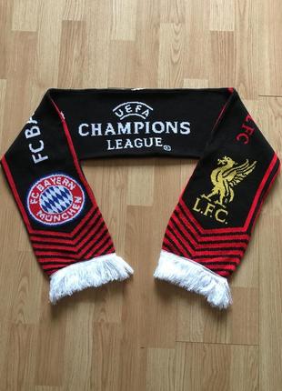 Футбольний шарф liverpool vs bayern