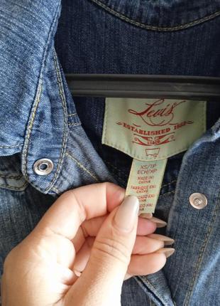 Джинсовая рубашка levis3 фото