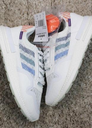 Жіночі літні кросівки adidas zx 500 commonwealth white.