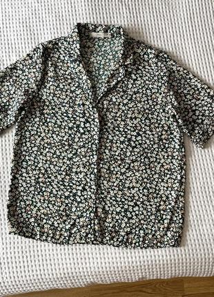 Only pigalle рубашка с коротким рукавом в цветочек