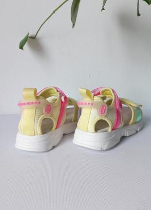 Босоножки яркие летние открытые сандали3 фото