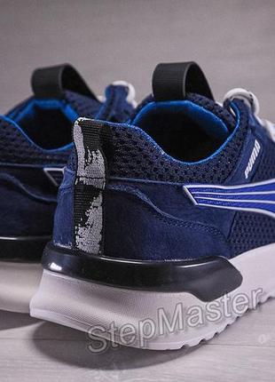 Кроссовки мужские puma rs-x denim кожа-сетка10 фото