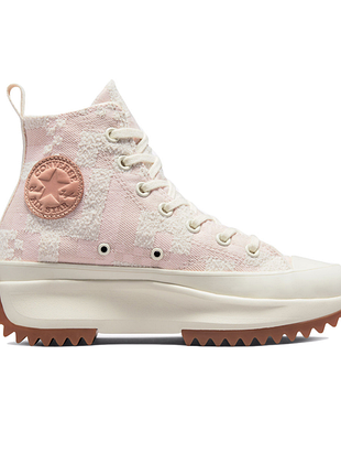 Оригинальные кеды конверс run star hi egret/ pink