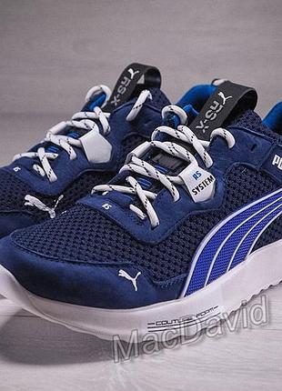 Кроссовки мужские летние puma rs-x denim кожа-сетка2 фото