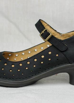 Женские туфли на каблуке с ремешком el naturalista n5320 испания 38р.3 фото