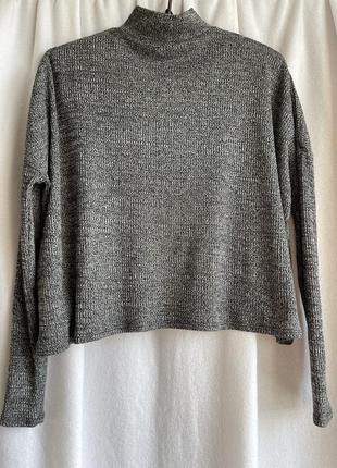 Светр, гольф  оверсайз кроп h&amp;m 2