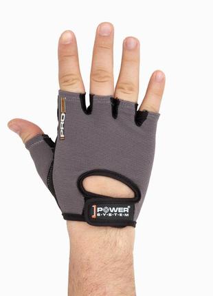 Перчатки для фитнеса и тяжелой атлетики power system ps-2250 pro grip grey l2 фото