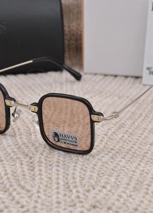 Фирменные солнцезащитные очки havvs polarized hv68054 квадраты маленькие1 фото