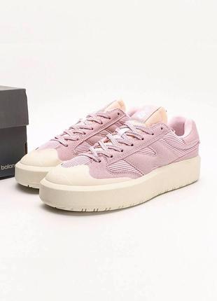 Красивейшие женские кроссовки new balance ct 302 pink пудровые розовые