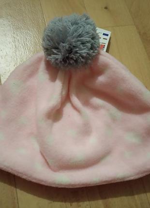 Новая флисовая шапка dopo dopo на 1-2 года