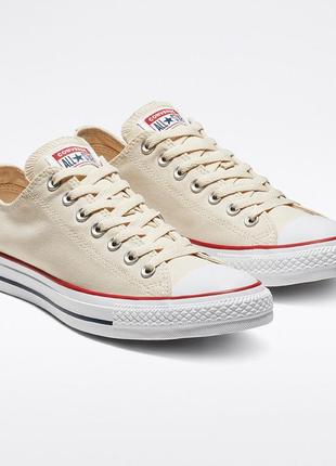 Кеди converse all star ox natural white