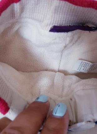 Штани теплі на флісі для немовлят 1-3 міс sergio major4 фото