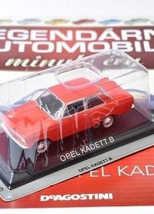 Опель кадет opel kadett b купе машинка метал 1965 deagostini 1/43