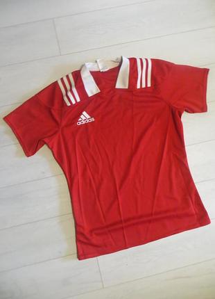 Спортивная футболка adidas 3 stripes fitted rugby jersey размер 2xl