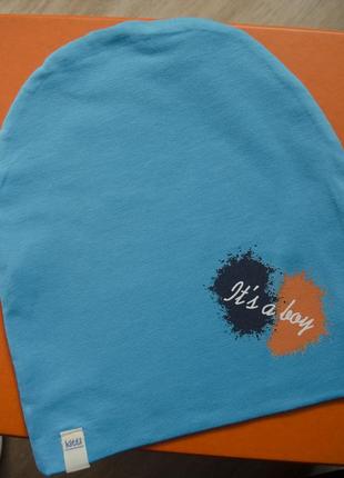 Фірмова шапка без підкладки сезон весна-осінь на 43-52 см