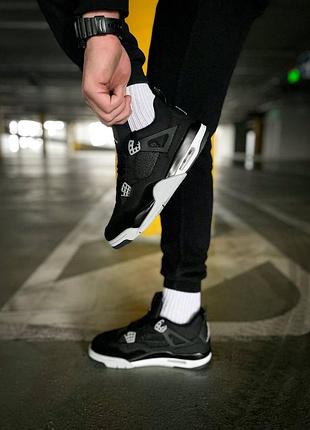🔥nike air jordan 4 se "black canvas"(топ якість)🔥