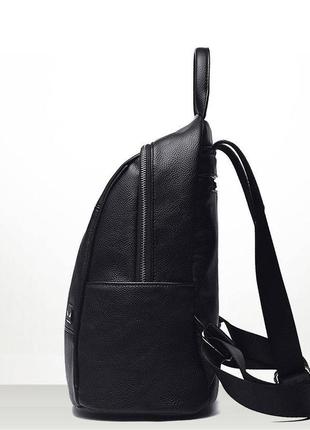 Рюкзак жіночий чорний стильний (р-245)3 фото