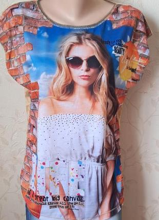Женская футболка туречна, летняя футболка коттоновая, удлиненная футболка оверсайз, весенняя футболка oversize6 фото