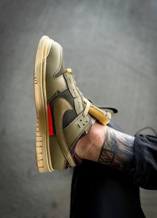 🔥nike dunk low remastered "olive"🔥