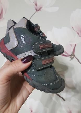 Фирменные детские кожаные туфли от gabor  232 фото
