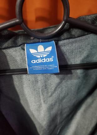 Джинсова куртка вітровка adidas джинсовий піджак adidas4 фото