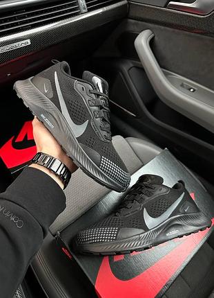 🔥чоловічі кросівки nike zoom pegasus trail 3 all black