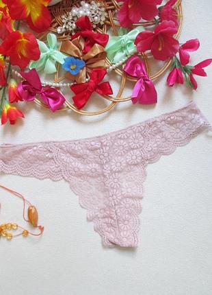 Суперовые кружевные трусики стринги primark 🌺💜🌺