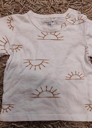Футболка 74 детская футболка prenatal 74