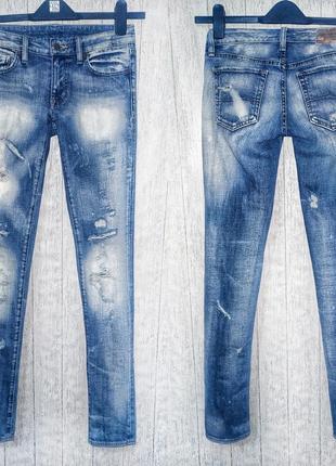 🔥скидка🔥24 часа🔥ralph lauren denim and supply женские джинсы скинни потертосты рваные4 фото