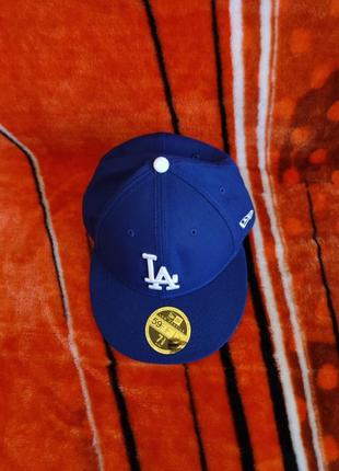 💯⚾ оригинал. очень крутая бейсболка new era 59fifty low profile x mlb los angeles dodgers.8 фото