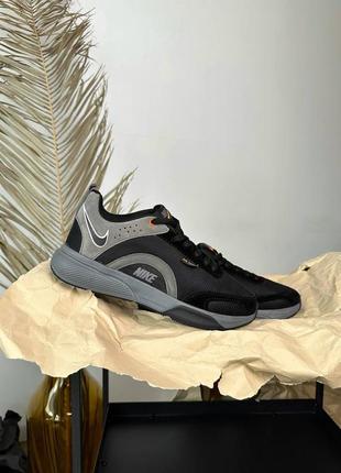 Чоловічі кросівки nike dd8500 у чорно-сірому кольорі,стильні спортивні кросівки на кожен день