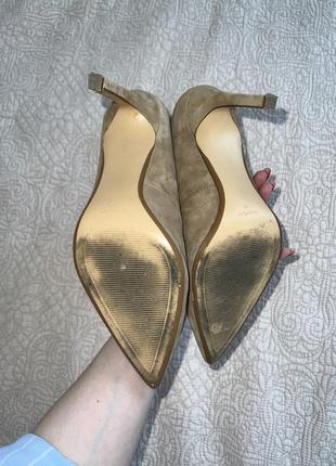 Ботинки-туфли на каблуке mango3 фото