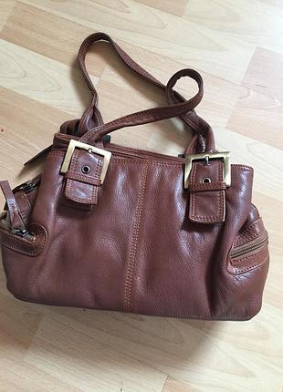 Кожаная сумка clark’s