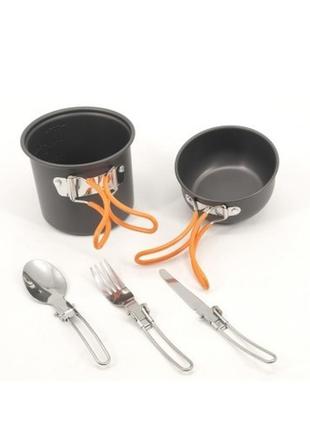 Набір туристичного посуду cooking set (19623)