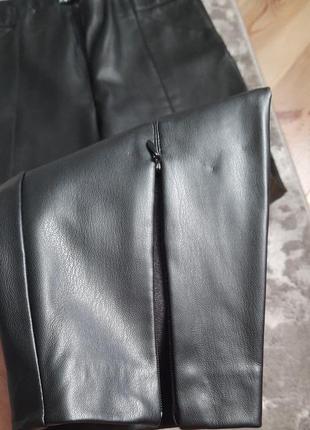 Шкіряні легінси zara лосіни