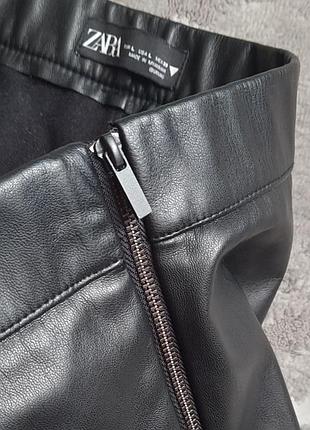 Шкіряні легінси zara лосіни