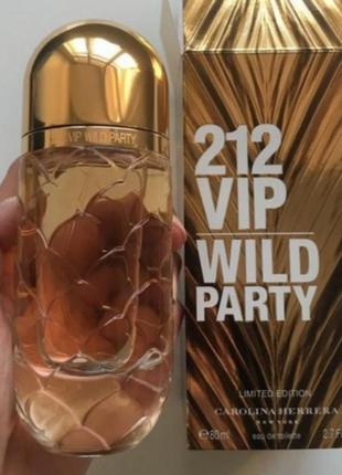 Туалетная вода carolina herrera 212 vip wild party каролина херера 212 вип вайлд пати 80 мл1 фото