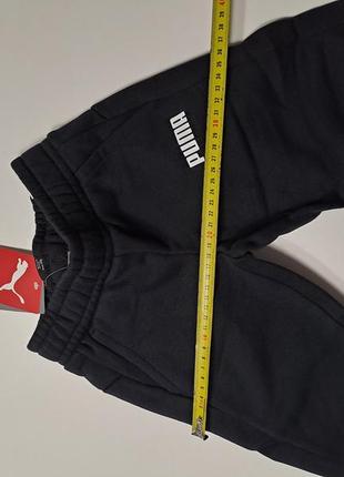 Черные спортивные штаны джоггеры puma 4т 104 3-4г5 фото