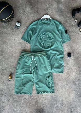 Мужской комплект stone island1 фото