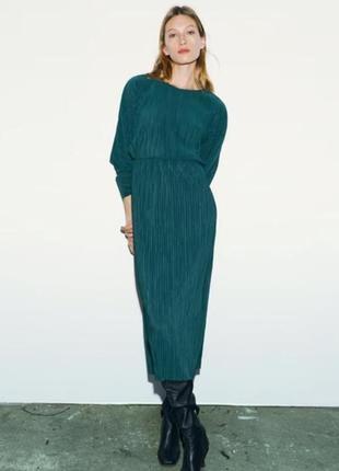 Сукня в рубчик zara. 4