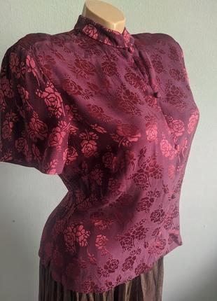 Блуза з натуральним шовком, восточний стиль.4 фото