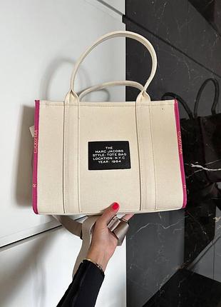 Сумка шопер marc jacobs tote bag textile 7