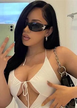 Очки y2k со звездочками