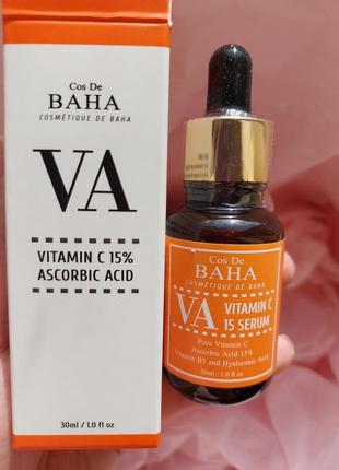 Cos de baha va vitamin c 15 ascorbic acid сироватка для обличчя alwb