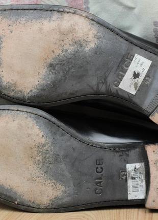 Кожаные туфли лоферы мокасины calce испания 43-43,59 фото