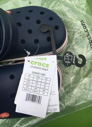 Crocs crocband navy/red2 фото