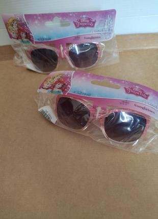 Дитячі окуляри сонцезахисні 3+ princess принцеси disney, рапунцель, попелюшка, білосніжка