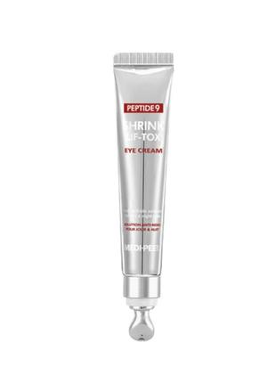 Укрепляющий лифтинг крем для кожи вокруг глаз medi-peel peptide 9 shrink lif-tox eye cream 20 мл